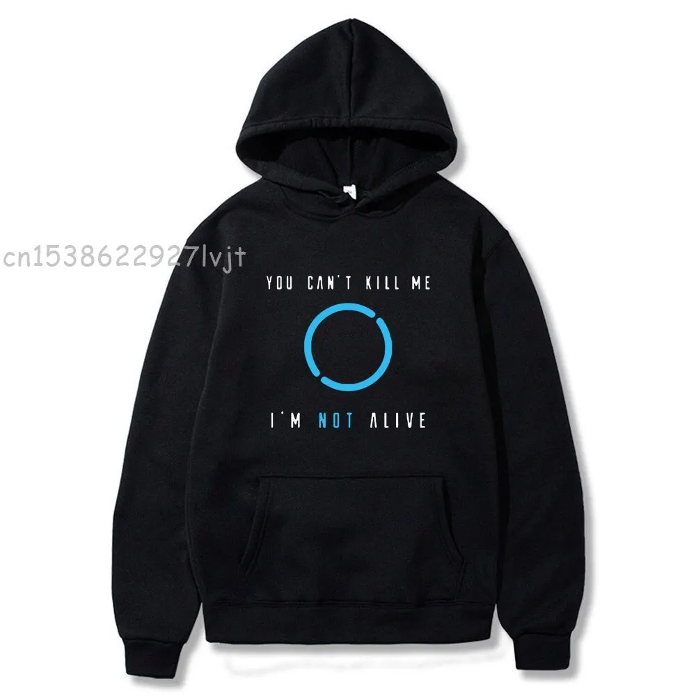 Detroit Become Human Hoodies Game Print Spring Mens Aesthetic Hoodie Popular Hoodies Pullovers Long Sleeve Clothes Men