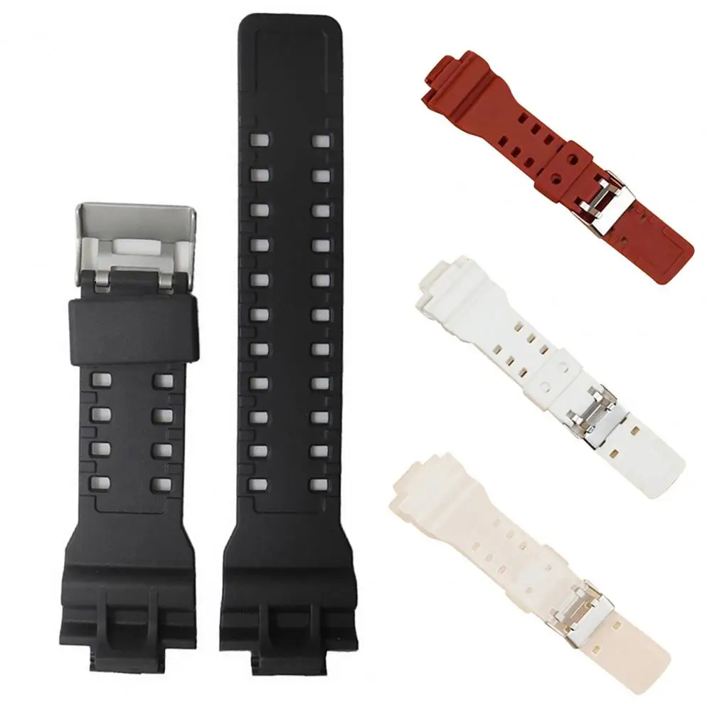 16mm High Quality PU Watchband for Casio-G-Shock GA-110 GA-100 GD-100 Men Sports Waterproof Replacement Bracelet Band Strap Red