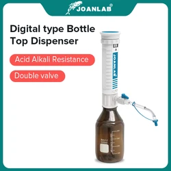 Joanlab Officiële Winkel Fles Top Dispenser Verstelbare Kwantitatieve Laboratorium Dispenser Autoclaveerbaar Lab Apparatuur Met Fles