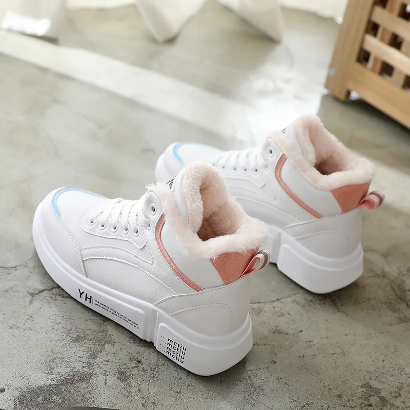 Tenis Feminino Winter Tennis Shoes for Women 2021 New High Quality Gray Pink Fitness Jogging Athletic Trainers Sneakers Woman