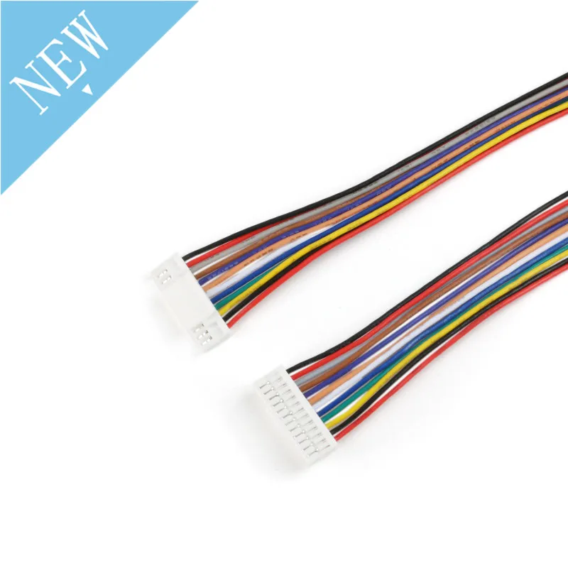 5pcs GH1.25 SINGLE Double 1.25 MM PITCH 2P 3P 4P 5P 6P 7P 8P 9P 10P 12P 15 ซม.150MM JST GH Terminal สายไฟ