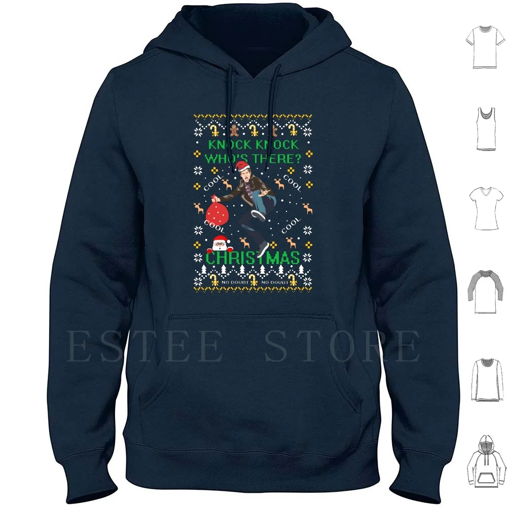 Who's There ? Christmas! Hoodies Long Sleeve Brooklyn Nine Nine Christmas Ugly Sweater Jake Peralta Christmas Andy