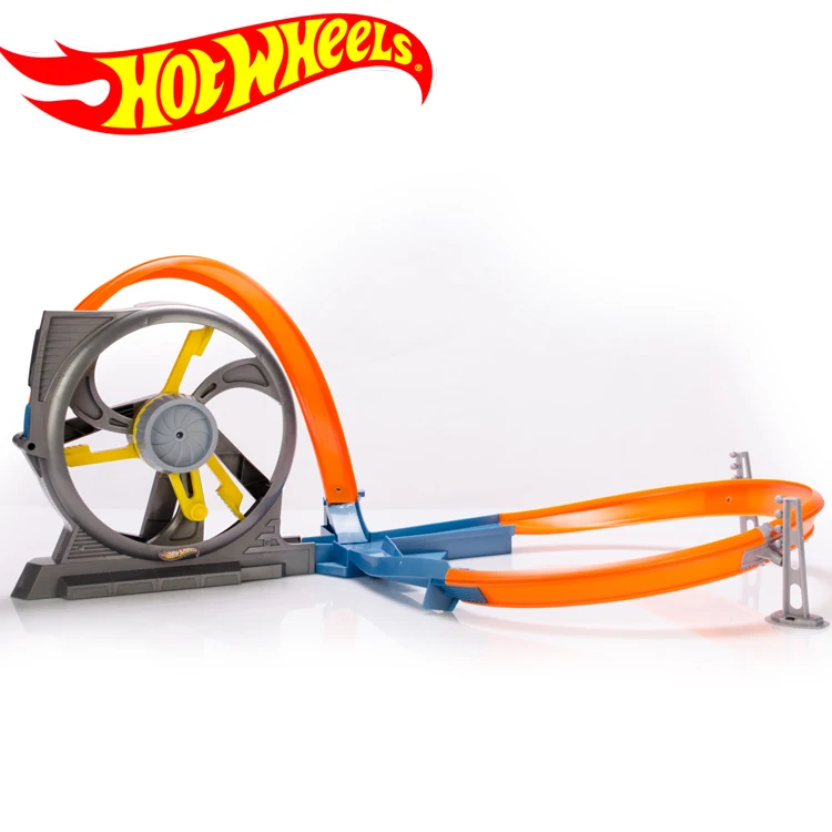 Hotwheels Roundabout track Toy Kids Car Toys Plastic Metal Mini Hotwheels Car Machines For Kids Educational Car Toy