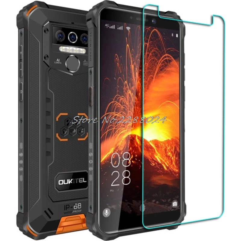 For Oukitel WP5 Tempered Glass Screen Protector For Oukitel C18 Pro WP6 WP7  Film Anti-Scratch Toughened Glass 9H cover