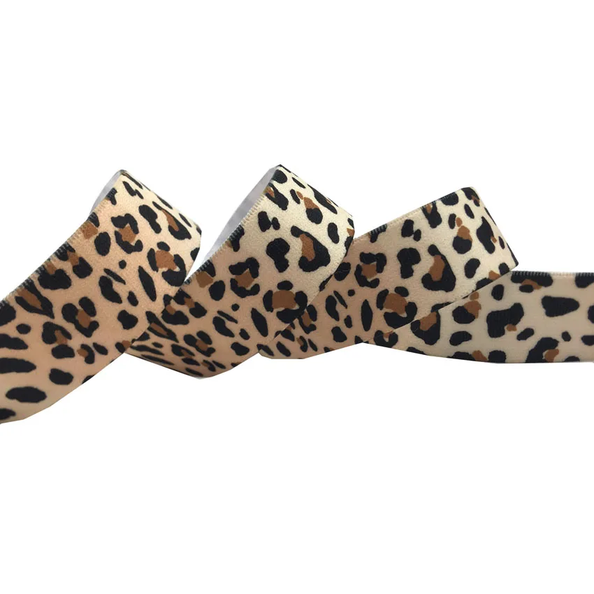 25mm 38mm 5/10 Meter/Lot Leopardenmuster Elastisches Gurtband für Kleidung DIY Bekleidungsband Taschenriemen Nähzubehör – Detail 11