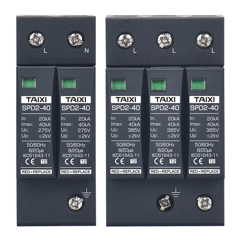 AC SPD Surge Protector Switch Photovoltaic Inverter Battery Lightning Protection DC12V DC24V DC48V DC500V DC690V DC1000V DC1200V