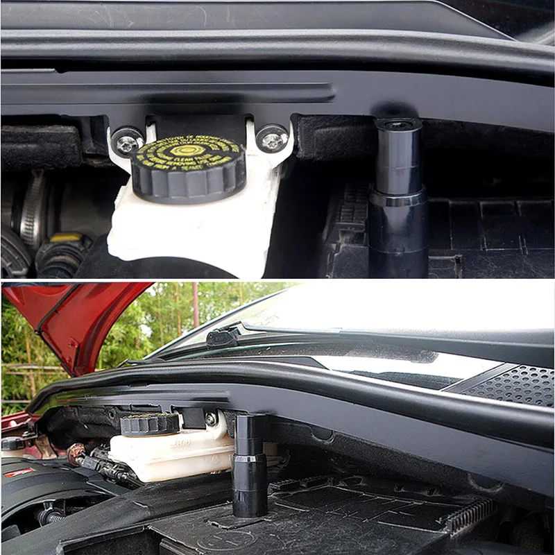 Car Front Windshield Plate Rainwater Catchment Water Repellent Collection Box Support Bracket For Citroen C4 2004-2010