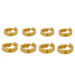 100pcs Stainless steel Jump Ring double rings Double Loops Split Rings Connectors DIY Jewelry Making Supplies for DIY Wholesale