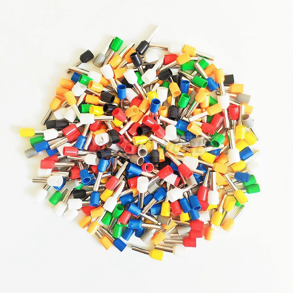 E0506 E0508 Isolierte Kabelendklemmen 0,5 mm Kabelverbinder Drahtklemmen Isolierte Crimp-Drahtverbinder E0510 E0512 – Detail 5