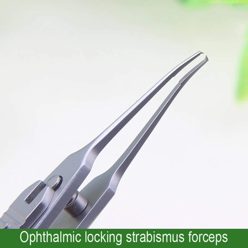 Ophthalmic microscopy Strabismus tweezers Double eyelid plastic fat tweezers Micro tweezers stainless steel Strabismus hook