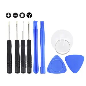 Bilashmart 8 In 1 Professional Mobile Phone Repair Tools Kit Pry Opening Tool Screwdriver Set iPhone 11 Xiaomi Phone Tools