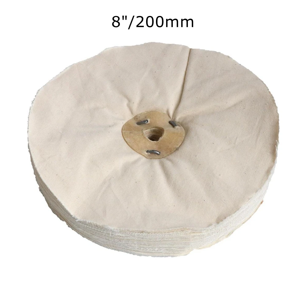 100mm - 200mm Cotton Airway Buffing Wheel Metal Polishing Wheel