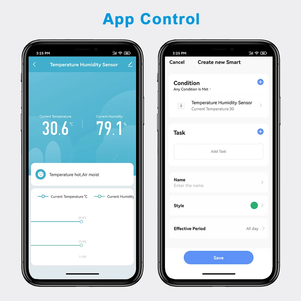 Tuya ZigBee 3.0 Wireless Temperature and Humidity Sensor Works with Home Assistant Smart Life DIY Google Alexa Echo Automation