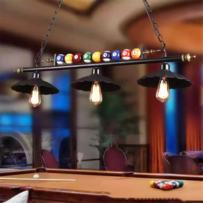 Kreative Pool Tabelle anhänger licht Loft Dekorieren Küche Restaurant Bar Cafe bauernhaus beleuchtung Indoor hause lustre suspension – Detail 8