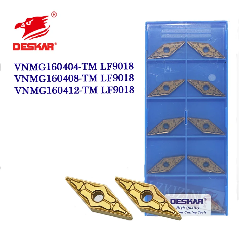10 шт. VNMG160404 VNMG160408 TM LF9018 LF9118 100% оригинальная твердосплавная вставка для настольного компьютера режущий инструмент токарный станок с ЧПУ Токарный Инструмент для стали