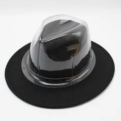 PVC Plastic Cap Holder Fedora Hat Dome Flat Cap Holder Plastic Cap Holder Hat Storage Packaging