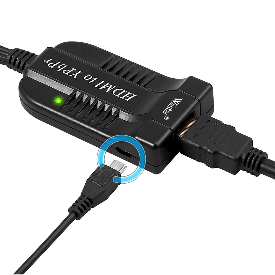 1080P HDMI to component converter HDMI to Ypbpr RGB converter cable adapter for TV Box HDTV