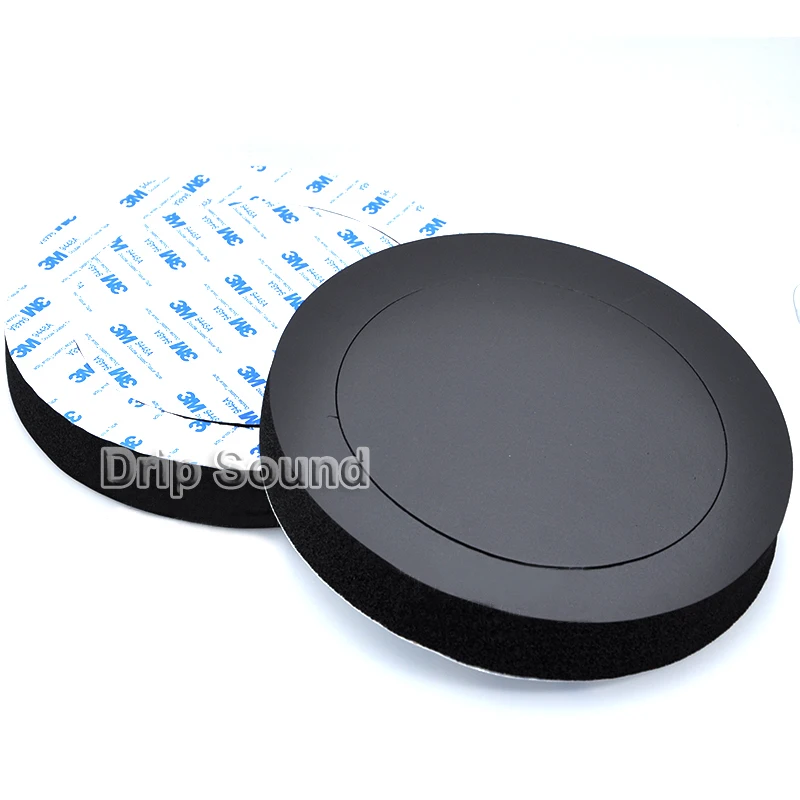 6.5 بوصة صوت السيارة العالمي المتكلم العزل حلقة عازلة للصوت وسادة قطن صوت مجد # أسود
