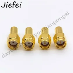 2 PCS SMA Male / RP-SMA male plug RF coaxial Termination dummy Loads 1/2 W  DC- 2.5GHz 50 ohm