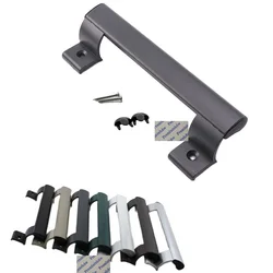 2Pcs Aluminum Alloy Pull Handle Face Mount For Window Closet Balcony Sliding Door Green Champagne Matte Black White