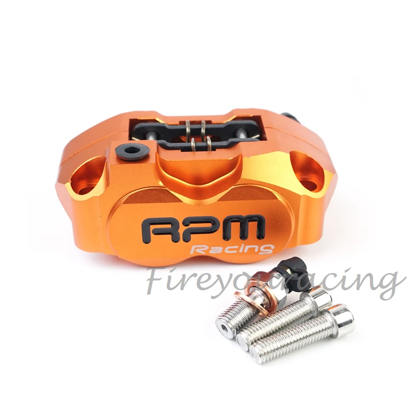 Scheibenbremssattel Moto vorne 4 Kolben Radialmontage 82mm RPM für Yamaha Kawasaki Scooter Rsz Jog Force Dirt Bike GROM