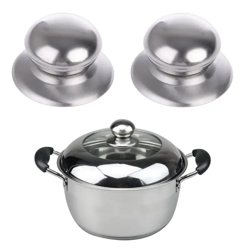 MEXI 2 CHIẾC Bếp Nồi Nắp Nồi Tay Cầm Núm Thay Thế cho Nhà Bếp Điện Skillet Nồi Phụ Kiện Phần