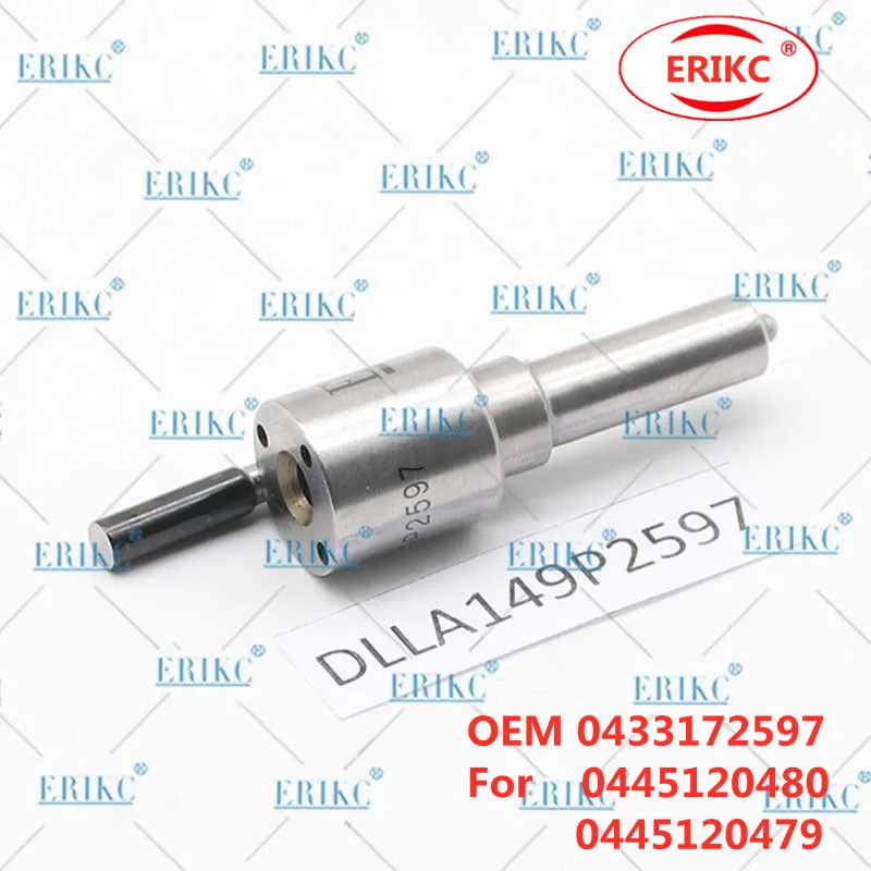 ERIKC DLLA149P2597 DESEL Nozzle DLLA 149 P2597 OEM 0433172597  Top Quality For Bosch 0445120480/0445120479