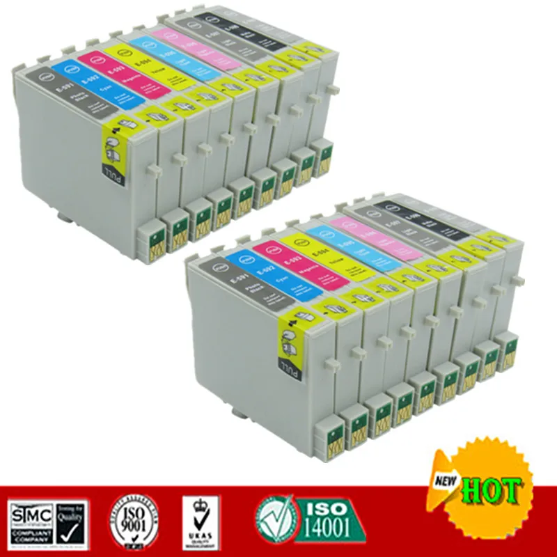 Compatible ink cartridges suit for T0591 - T0599 , E-591 suit for Epson Stylus Photo R2400