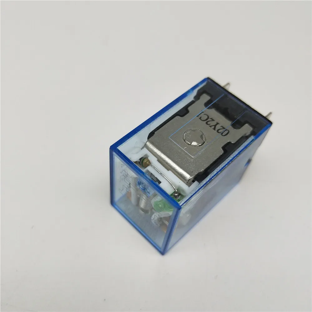 Micro Mini relé electromagnético electrónico, LY2NJ HH62P, HHC68A-2Z, 10A, 8 pines, bobina DPDT con Base de enchufe DC12V,24V AC110AC220V, 1 unidad