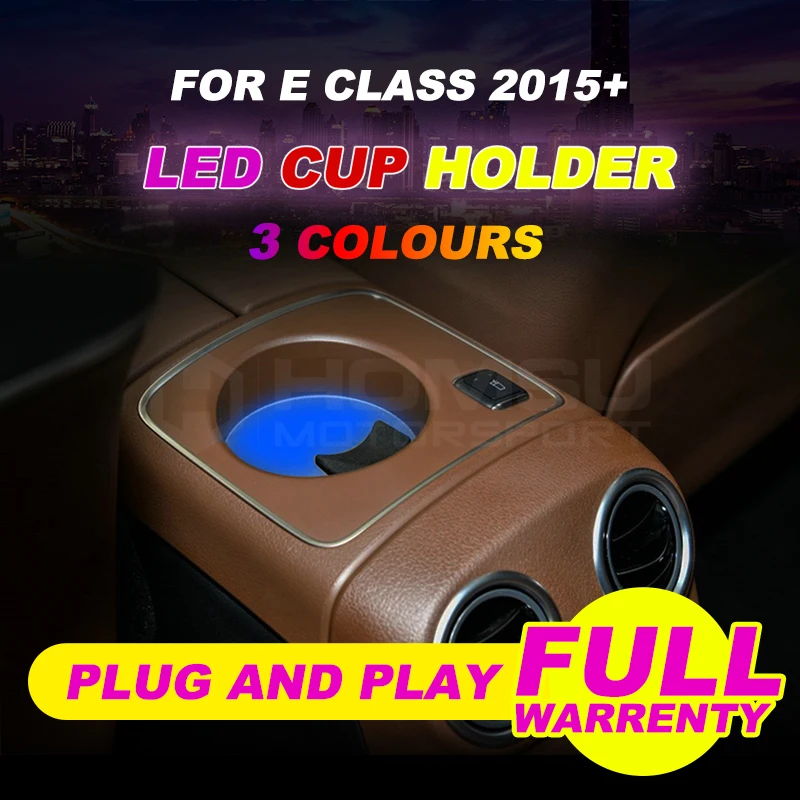 New arrival For Ben z E class W213 E200 E300 Cup Holder Beverage Stand Heating Refrigeration Temperature Control