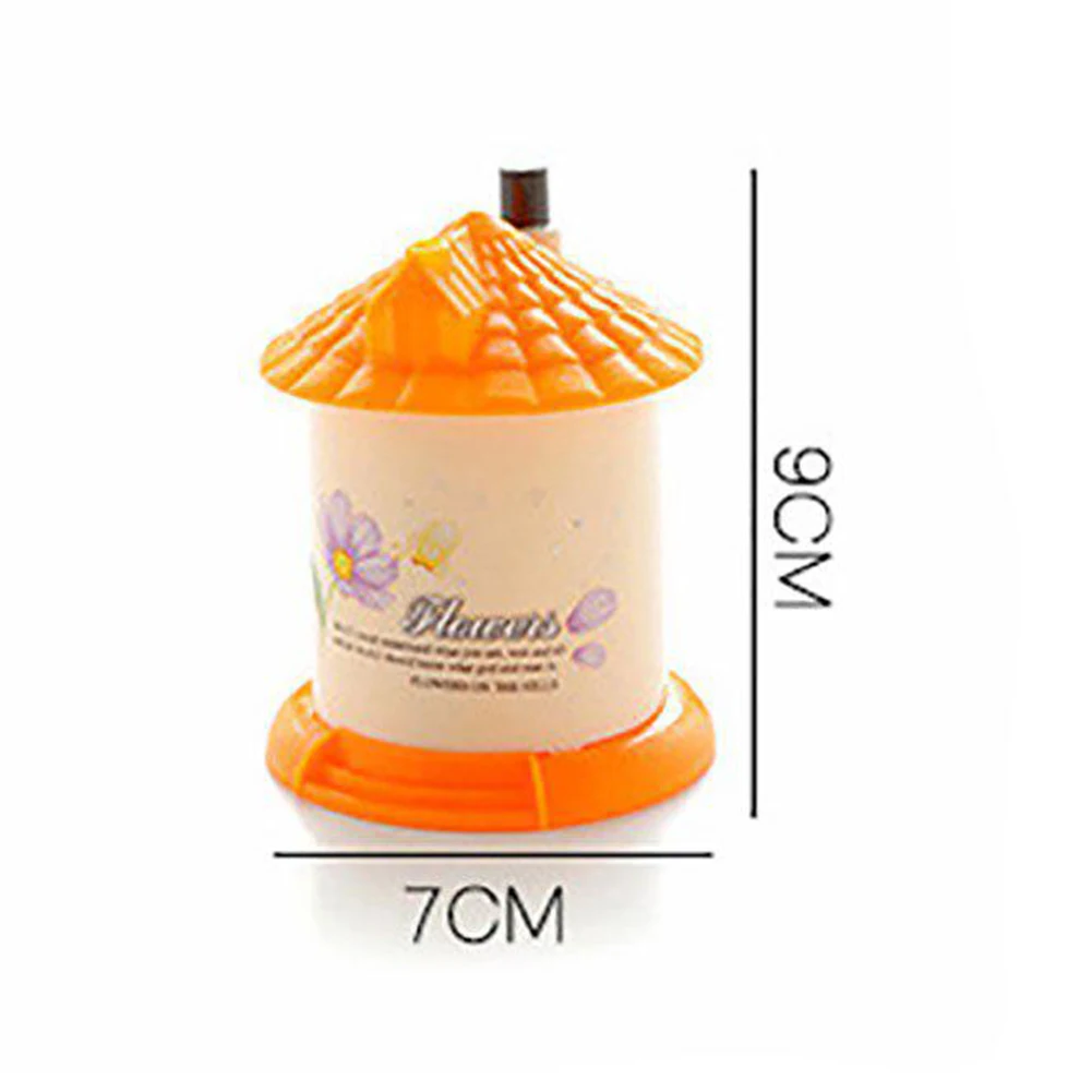 Plastic Toothpick Holders Lovely House Shaped Automatic Toothpick Box Holder Container Dispenser Home Decoration Storage Box