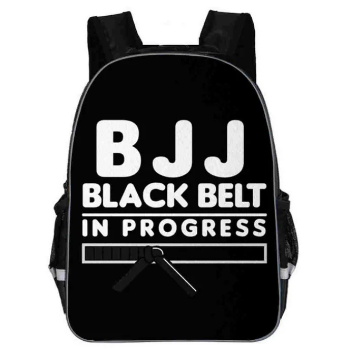 BJJ Backpack Taekwondo Brazilian Jiu-Jitsu Martial Judo School Bags Animal Women Men Boys Girls Kids Teenager Mochila Bolsa