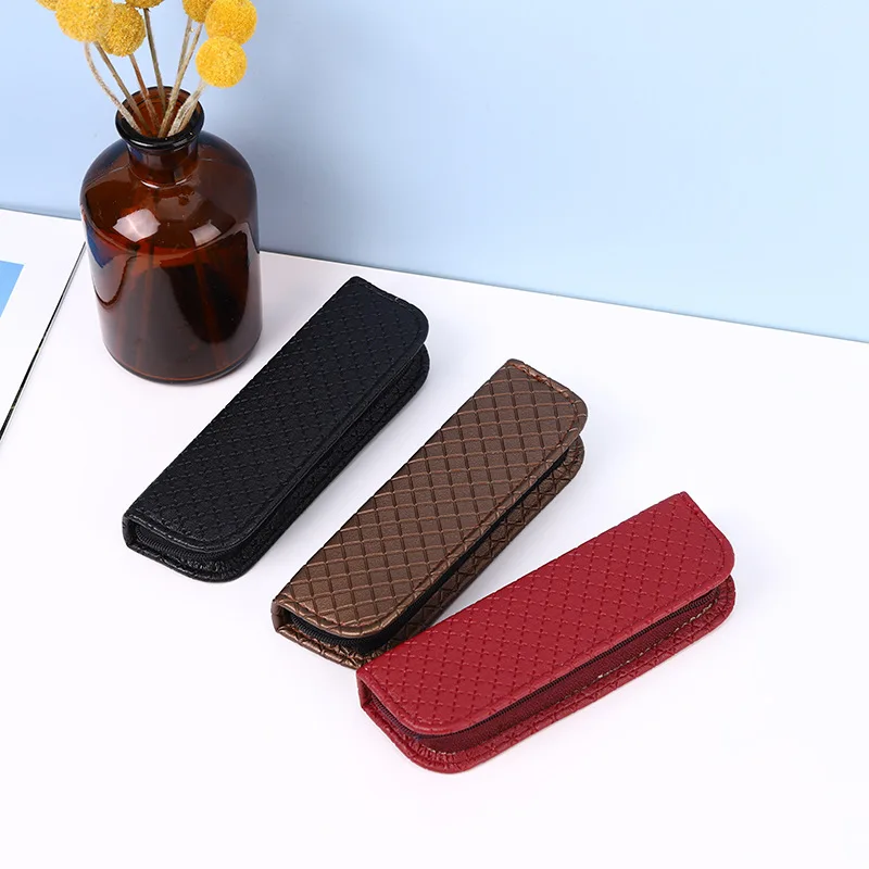 Eyelash Extension Special Tweezers Leather Case Professional storage bag for tweezers Eyelashes Kit Portable safe makeup tools