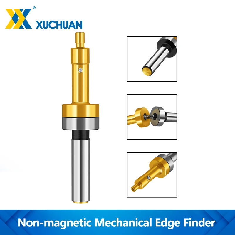 Titanium Non-magnetic Mechanical Edge Finder Center Finder Touch Point Sensor For CNC Milling Lathe Machine Measurement Tool