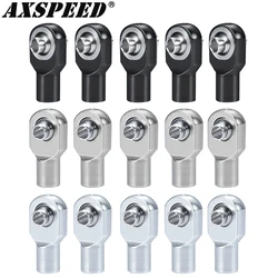 AXSPEED 10PCS Aluminum Ball Head M3 Rod Ends Link Tie Ball Joint for 1/10 Slash Hoss Rustler Stampede Telluride 4x4 Parts