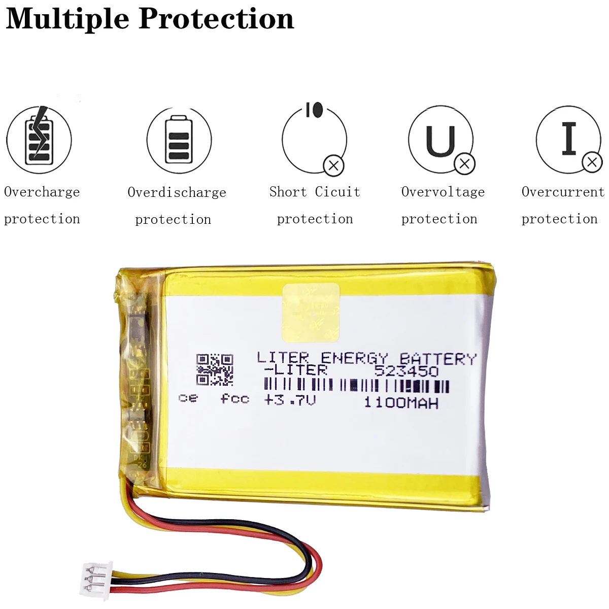 3 gwint 523450 3.7V,1100mAH akumulator litowo-jonowy do GPS,mp3,mp4,mp5,dvd wymień Corsair Void PRO RGB Wireles bluetooth