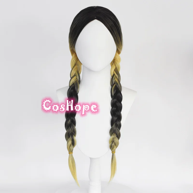 Ran Haitani Cosplay Wig Cosplay 70cm Yellow Black Wig Cosplay Anime Cosplay Wigs Heat Resistant Synthetic Wigs