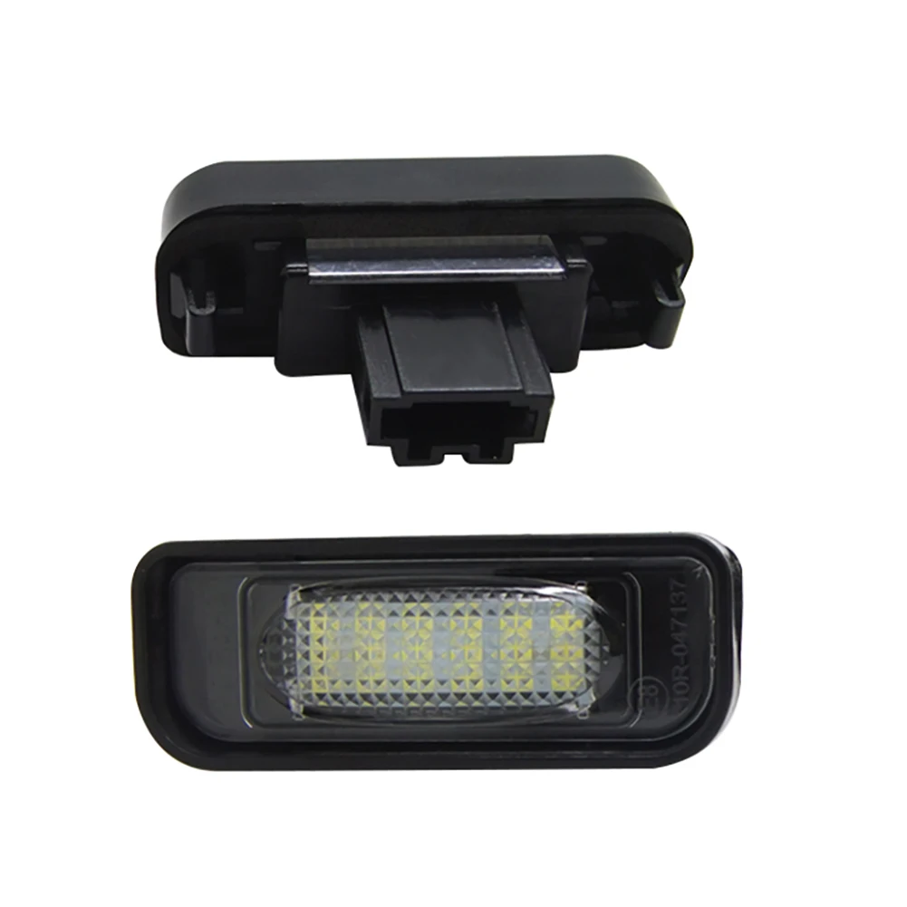 1 Pair Car LED License Number Plate Lights For Benz S-class W220 Auto Accessories 6500K High Brightness Canbus Error Free Light