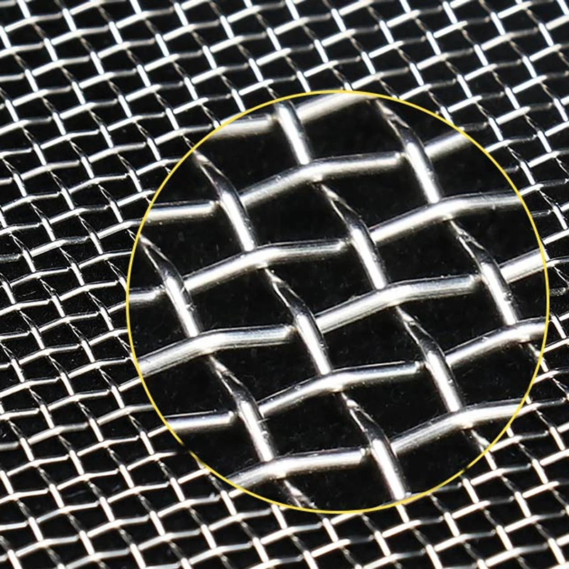6-400 Mesh 304 Stainless Steel Woven Wire Mesh Filtration Screen Mesh Screening Filter Sheet Screen Industrial Fix Tools Net