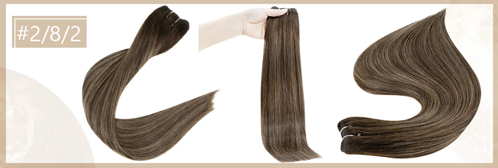 Full Shine Human Hair Weft Extensions Hair Bundles 100g Sew In Silky Straight Remy Skin Double Weft For Salon