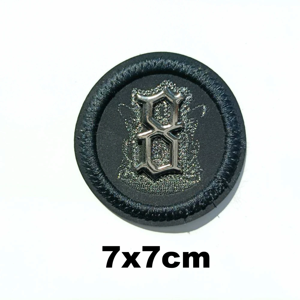 Accessories embroidery metal embroideried patches for clothing OR-3126