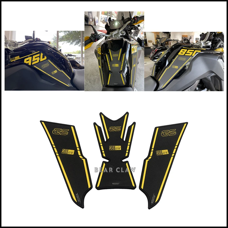 For BMW Motorrad new pattern F750GS F850GS Resin Motorcycle Tank Pad Protection 40th anniversary