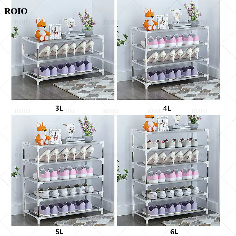 Simple Shoe Rack Metal Shoe Shelf Footwear Amazing Shoerack Living Room Furniture Space Saving Shoes Organizer Stand Holder