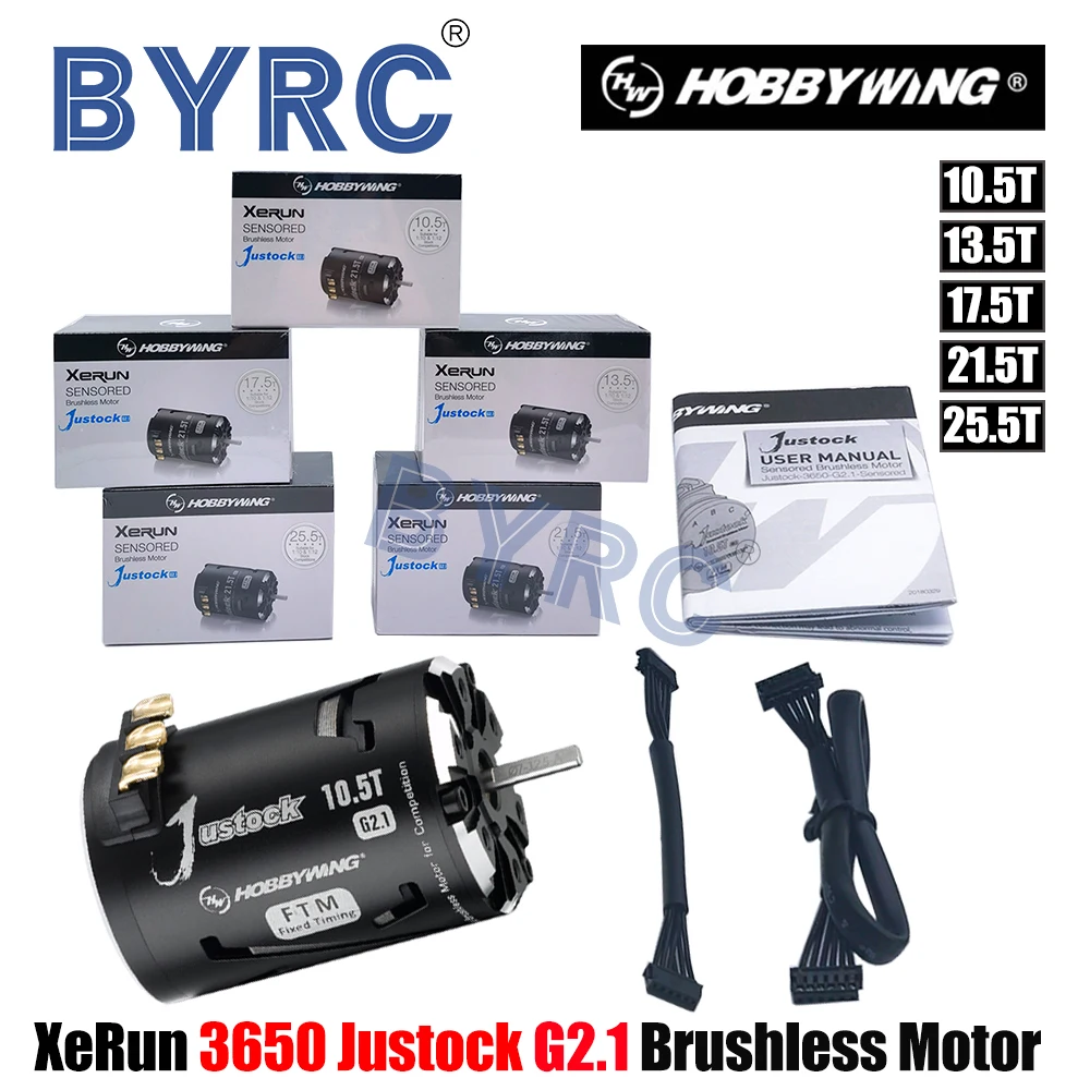 HOBBYWING XR10 XeRun Justock 3650 G2.1 (10,5 T-25,5 T) умные аксессуары HOBBYWING XR10 XeRun Justock 3650 G2.1 (10,5 T-25,5 T) умные аксессуары