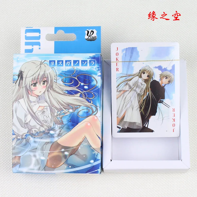 

Новинка, Игрушка Аниме Yosuga no Sora, покер, сора, Харука, Акира, казуха, НАО, игра в искусственные игры, подарочные карты, коллекционные игрушки