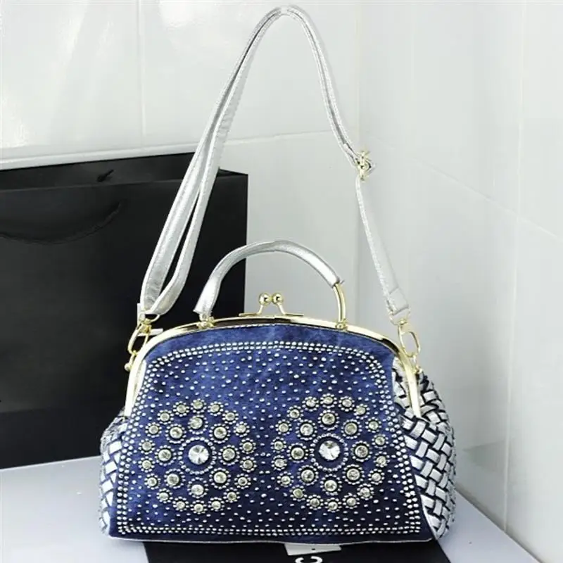 Fashion Famous Brand Rivet Crossbody Bags For Women Messenger Shoulder Bag Luxury Handbags Women Bags Designer Female