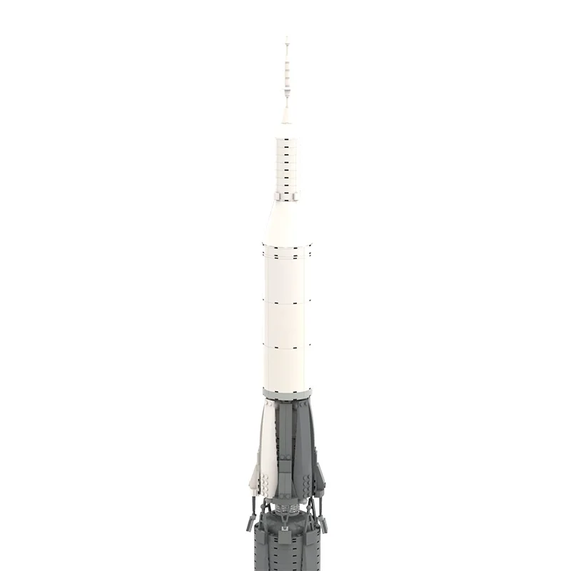 Moon Apollo Saturn V Outer Space Model Carrier Rocket Toy for Launch Tower Building Blocks for Kids Adults Toys Gift