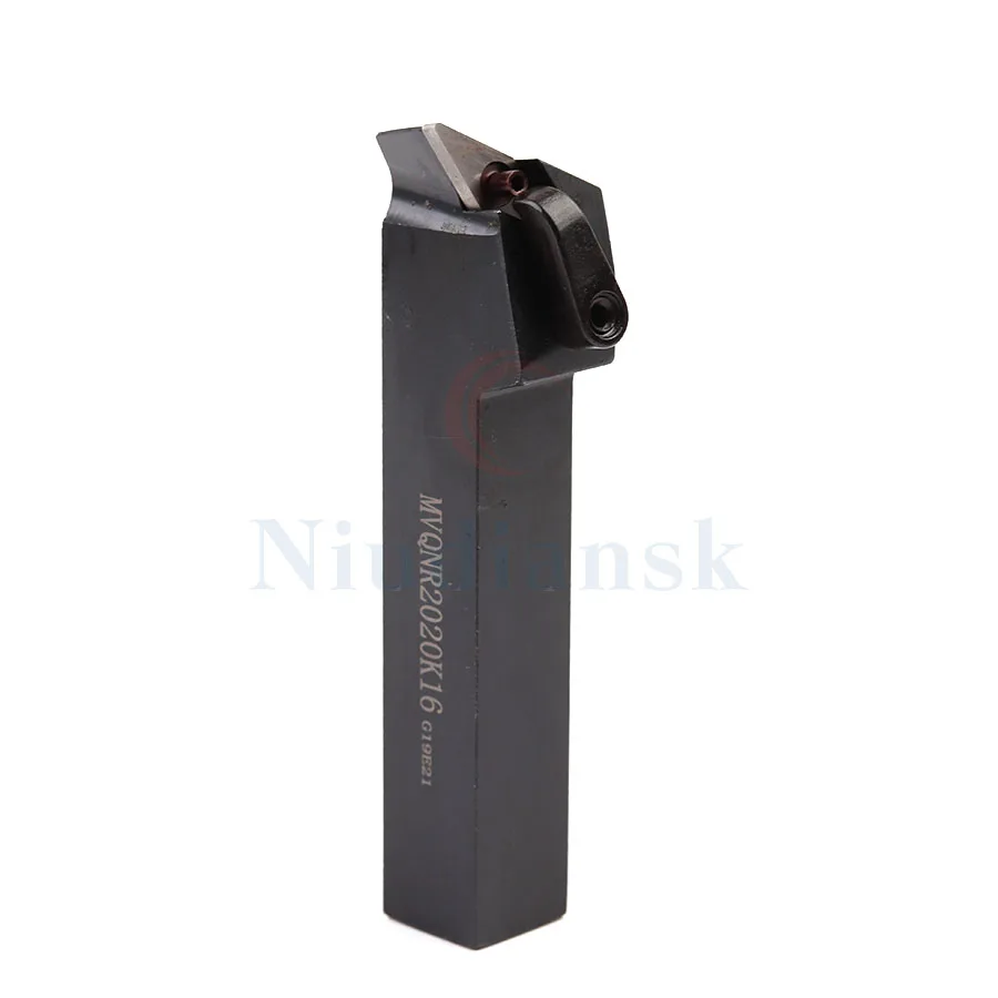 1pc MVQNR2020K16 MVQNR2525M16 Outer Circle Turning Tool Holder MVQNL Arbor CNC Lathe Tools + 10pcs Carbide Inserts VNMG1604 Suit