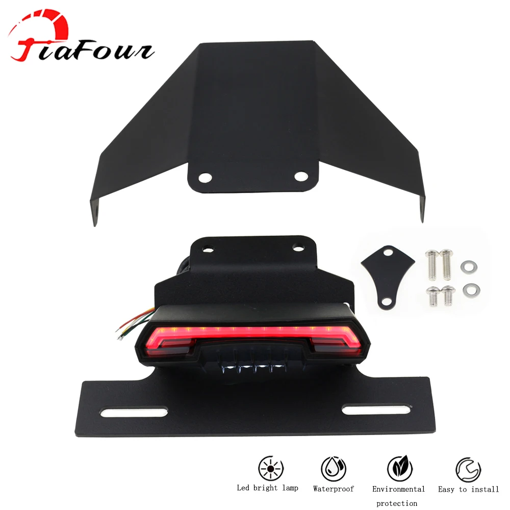 FIT For BOLT BOLT R-SPEC XV950R Fender Eliminator Registration License Plate Holder LED Tail Light Turn signal Lamp