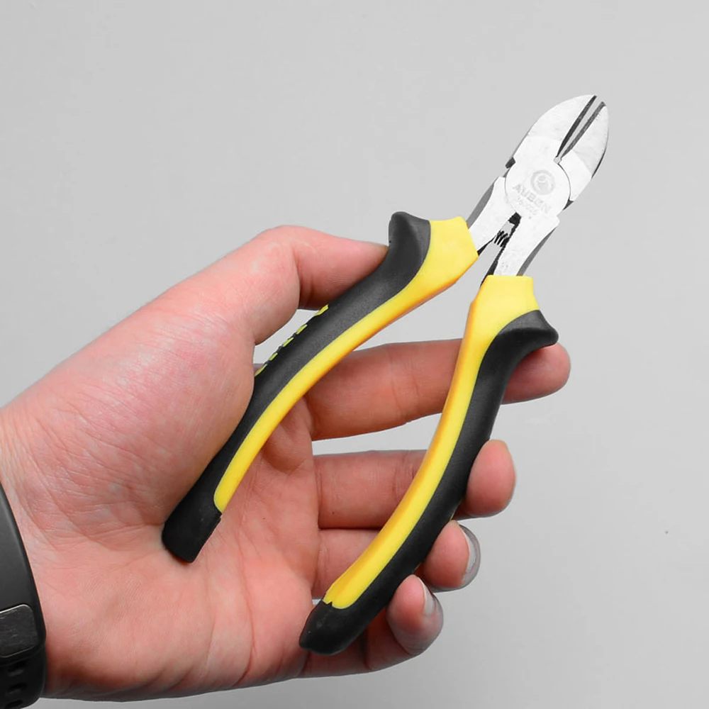 Cutting Pliers Diagonal Cutter Round Jaw Micro Beading Pliers Electrical Wires Cutters 6\